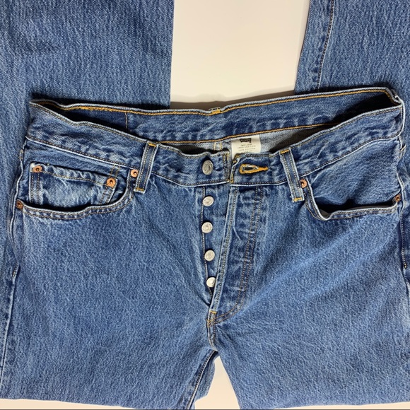 Levi’s Vintage 501 Button Fly Jeans Size 34 - Picture 4 of 6